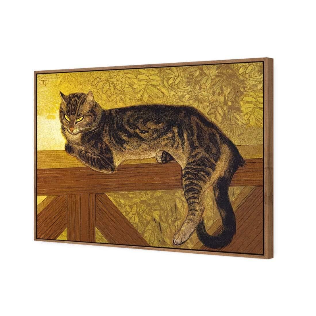 Summer Cat on a Balustrade By Steinlen