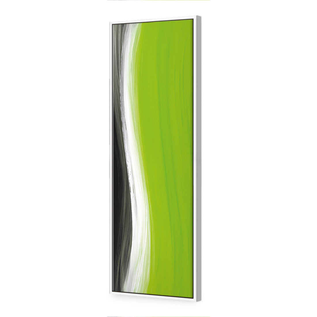 Shapely, Lime (Long Vertical)