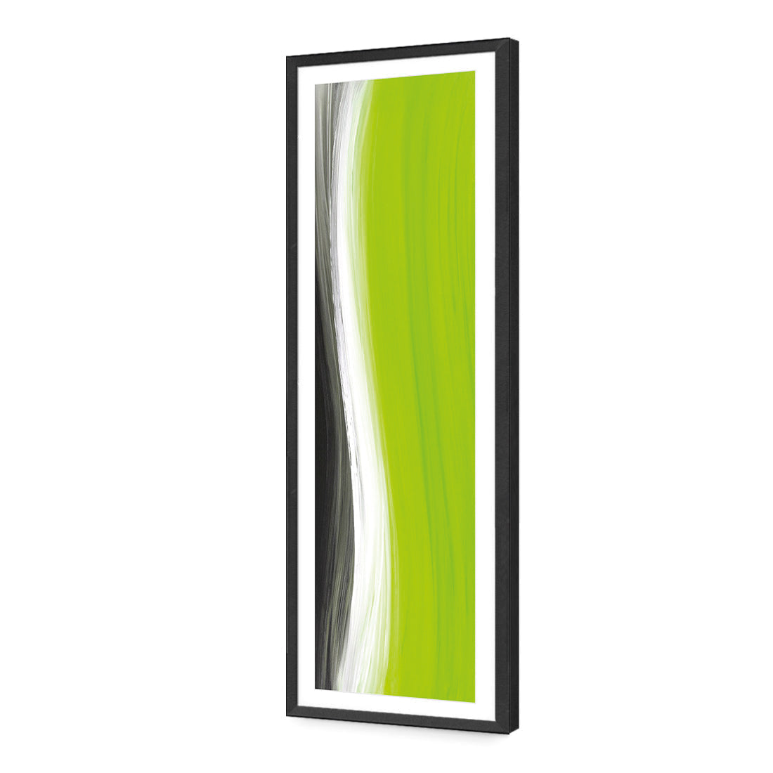 Shapely, Lime (Long Vertical)