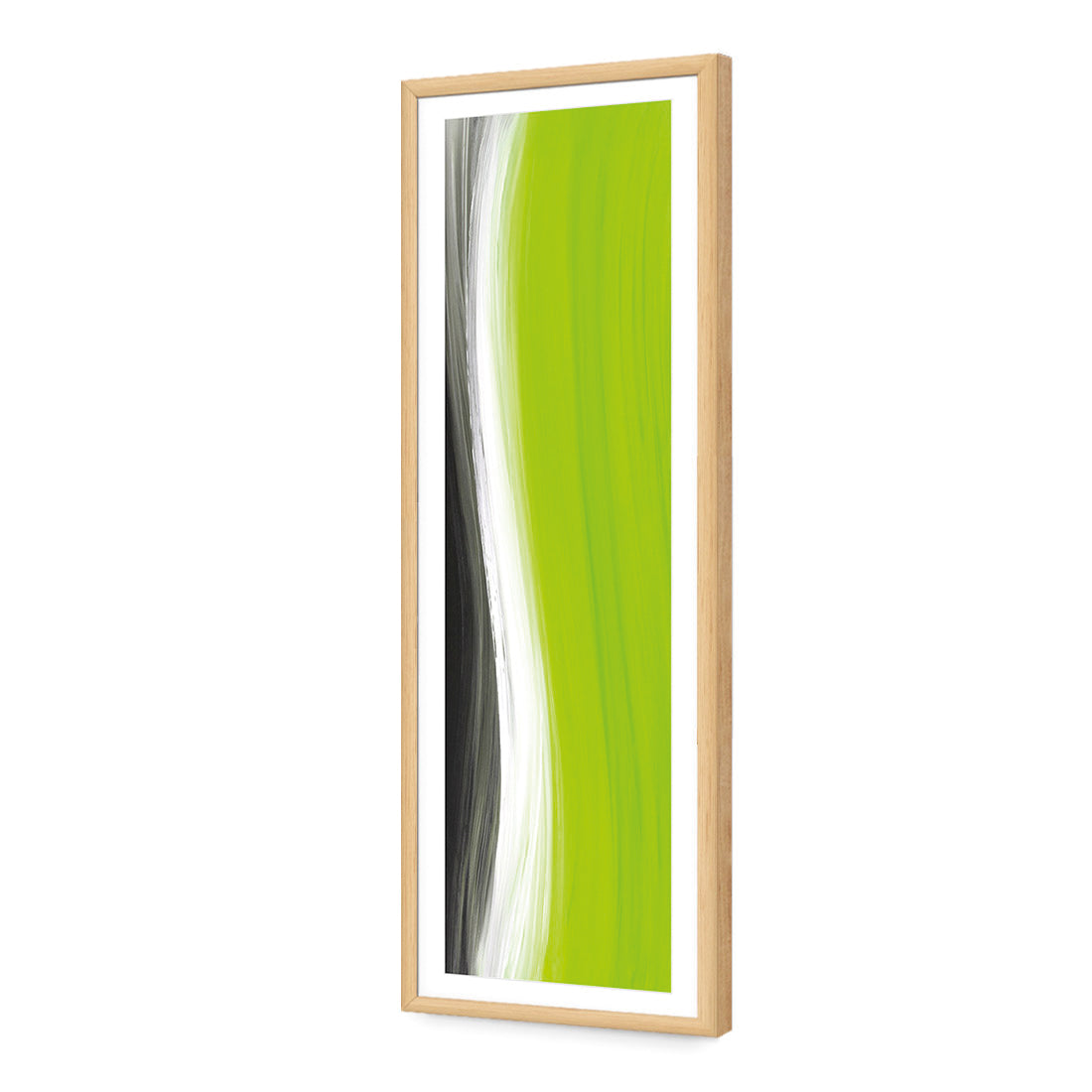 Shapely, Lime (Long Vertical)