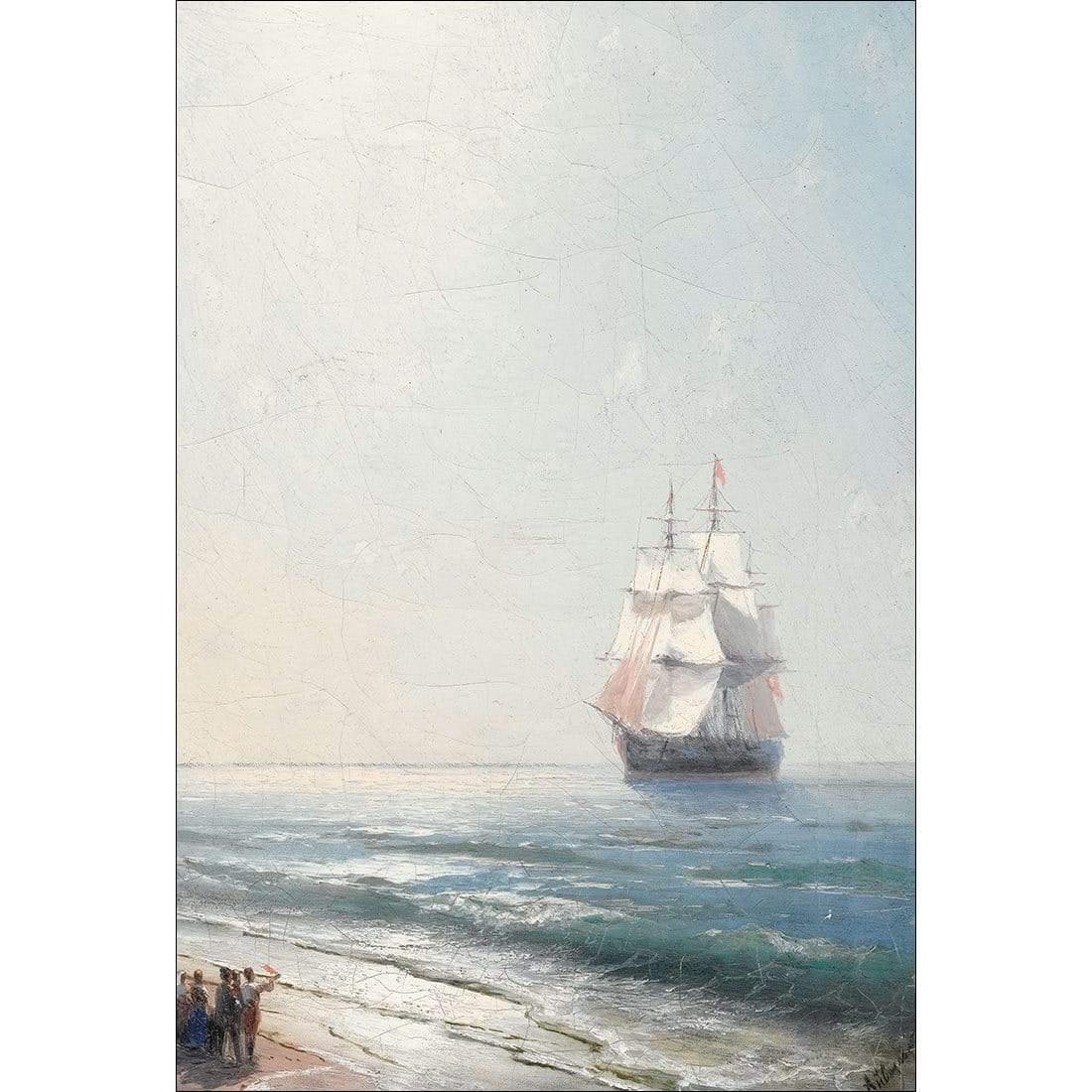 Ship Approaching By Ivan Aivazovsky