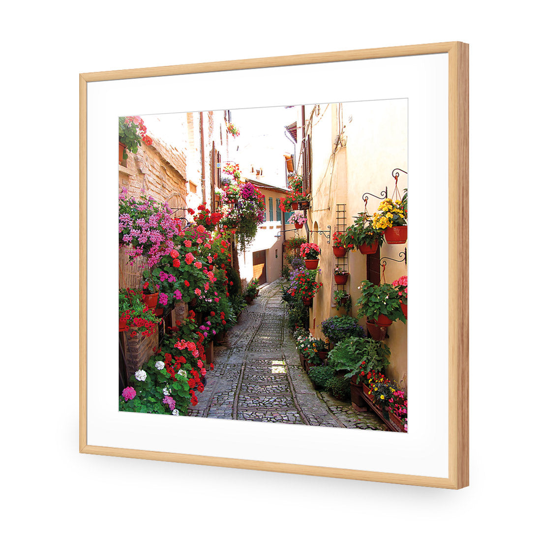 Floral Alley in Italy (square)