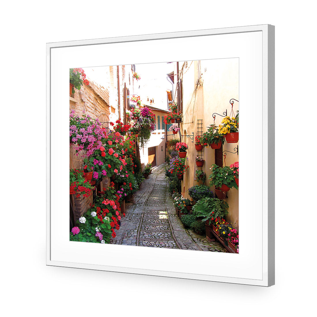 Floral Alley in Italy (square)