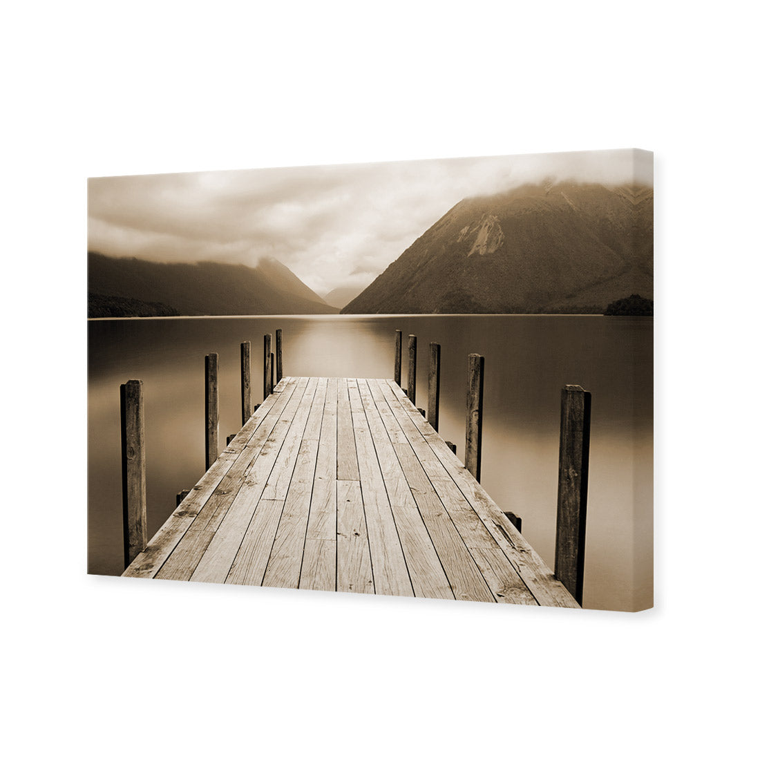 Tranquil Jetty, Sepia