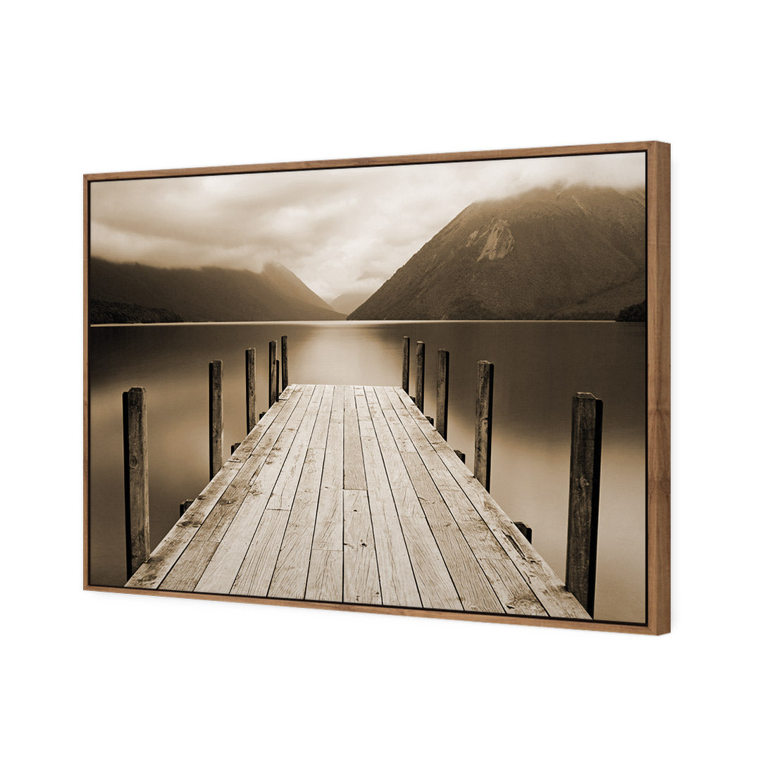 Tranquil Jetty, Sepia