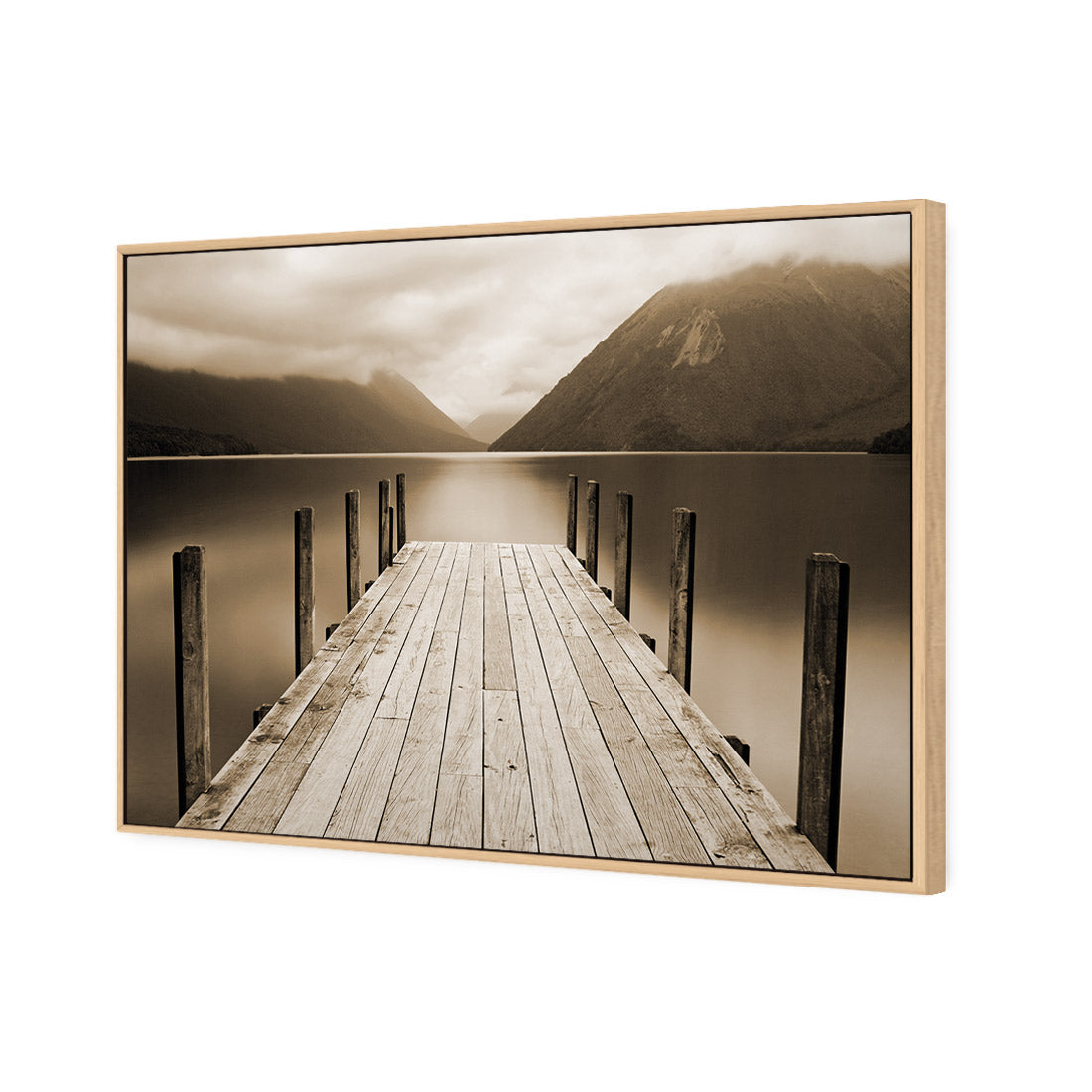 Tranquil Jetty, Sepia