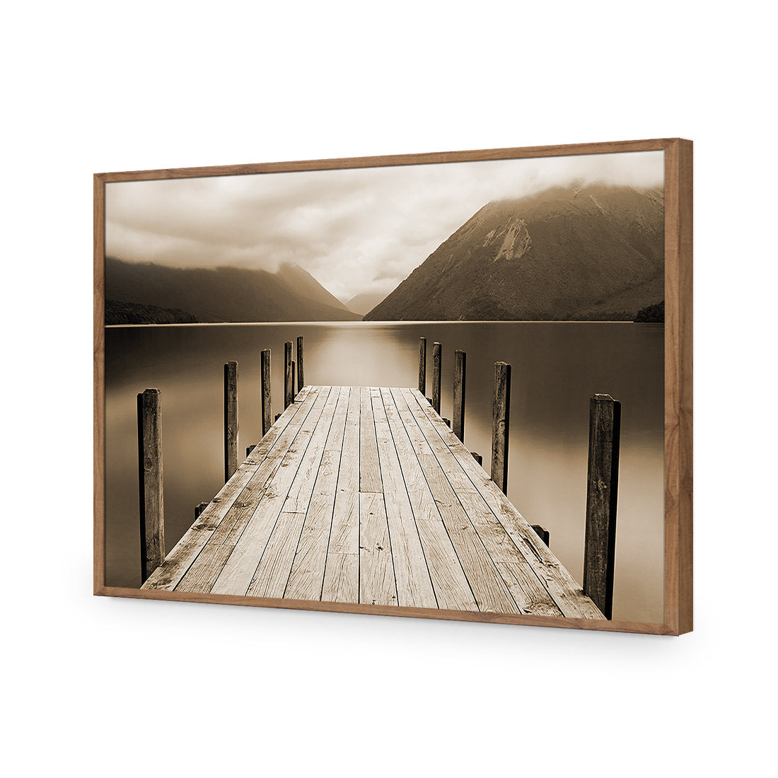 Tranquil Jetty, Sepia