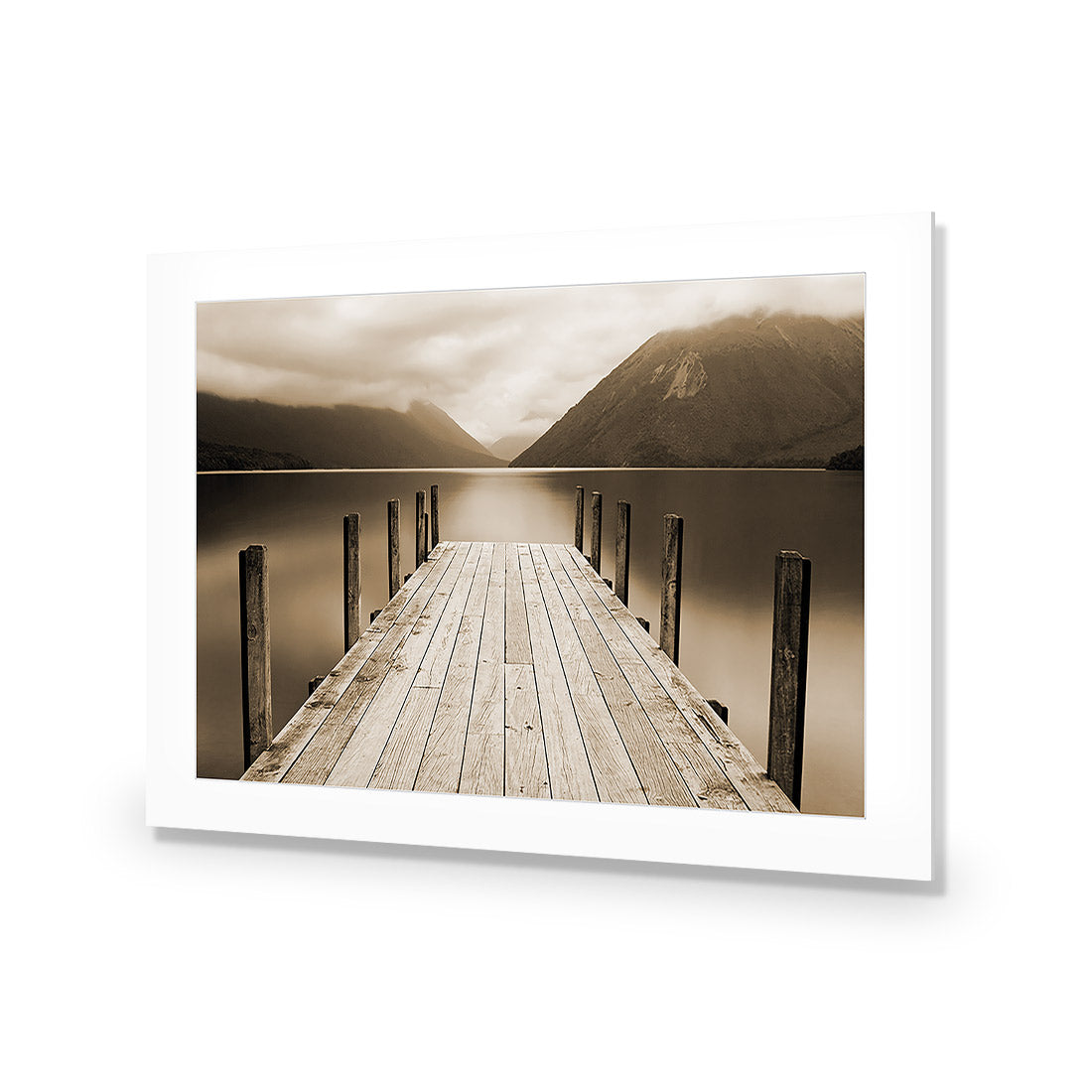 Tranquil Jetty, Sepia