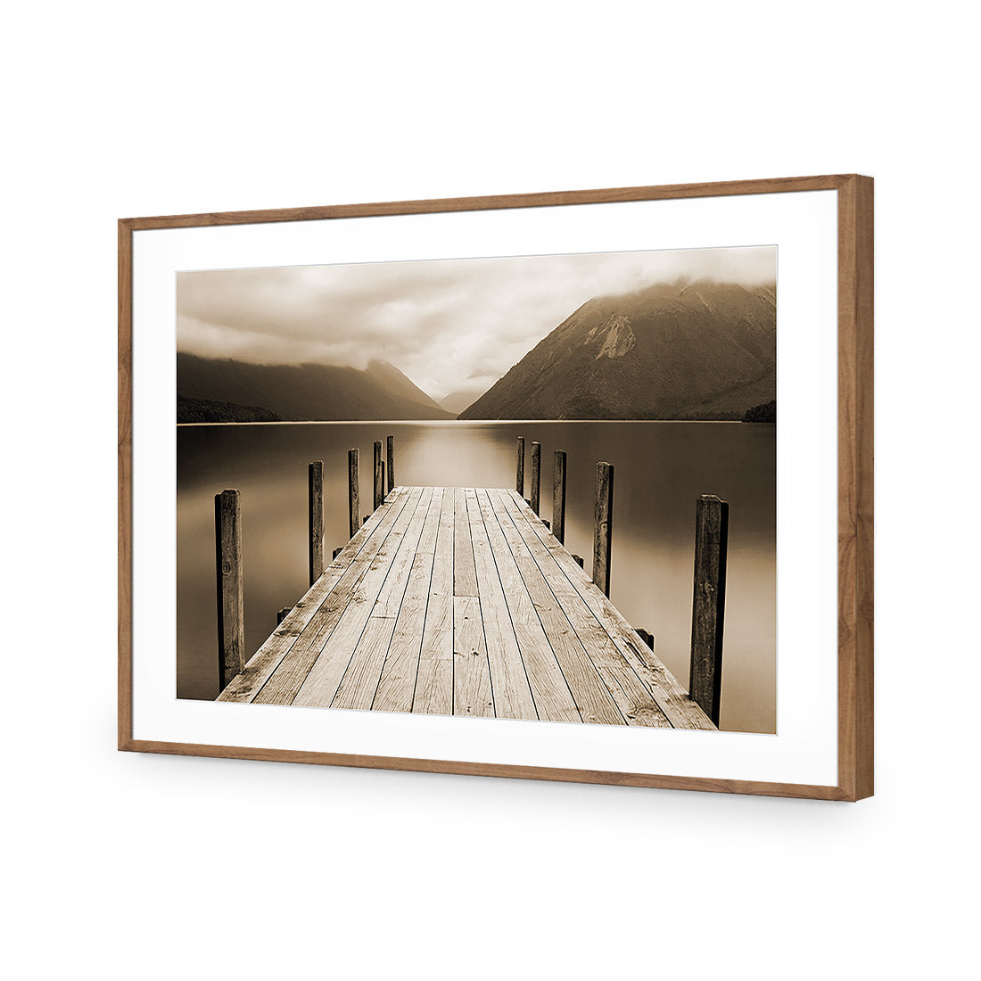 Tranquil Jetty, Sepia