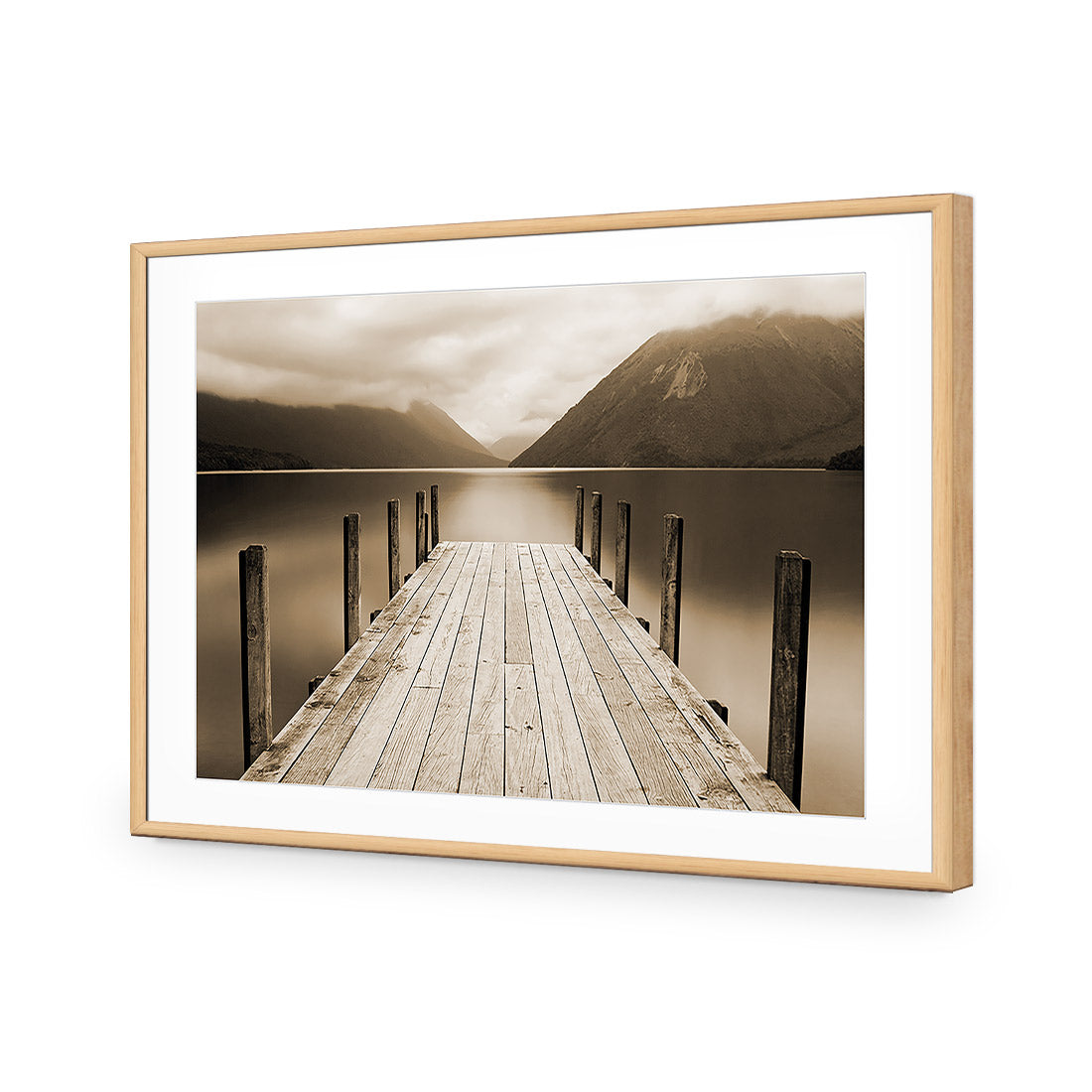 Tranquil Jetty, Sepia