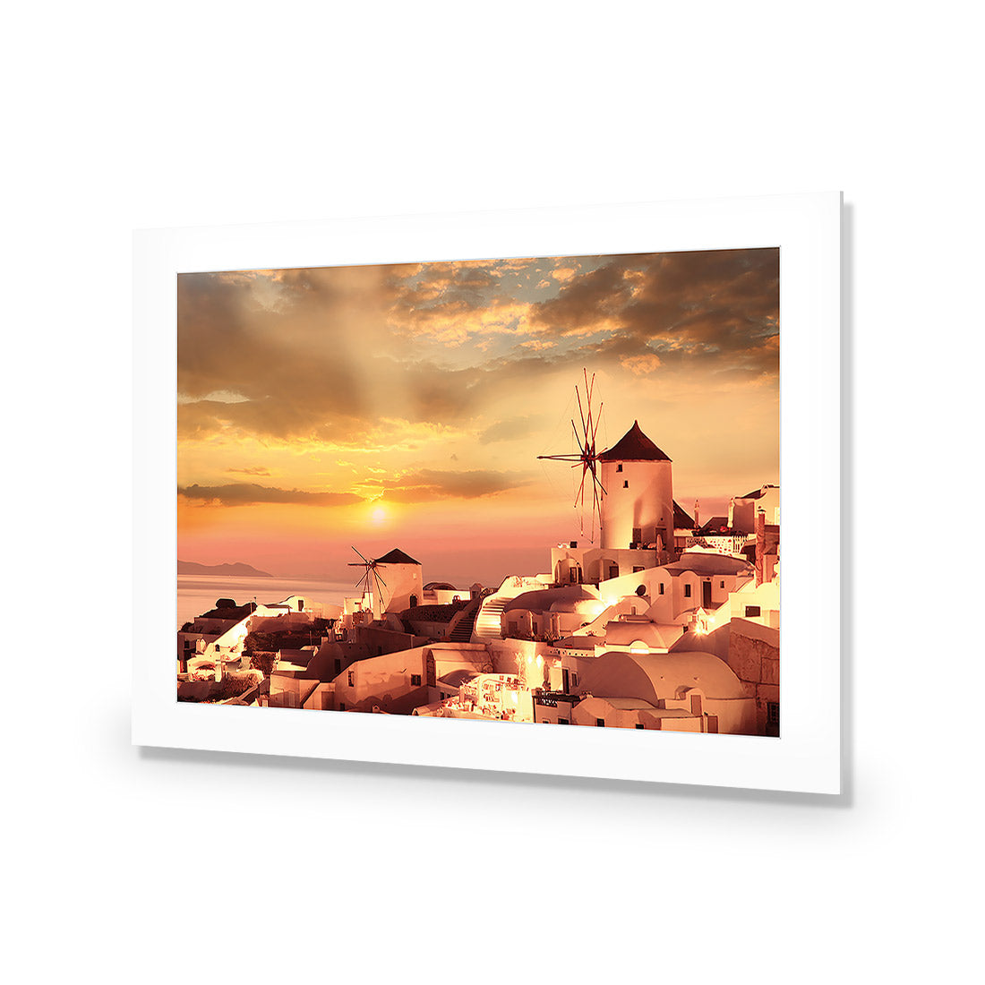 Santorini Windmill Sunset