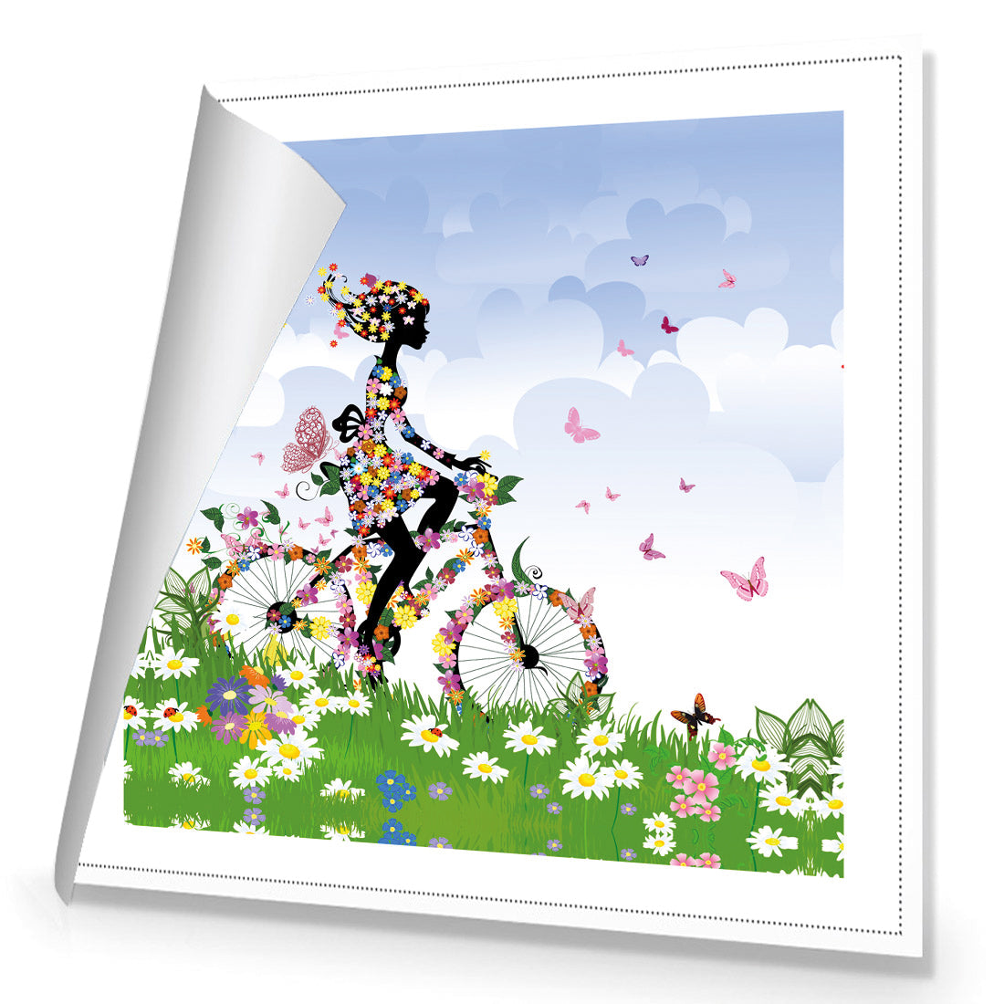 Flower Cycling (square)