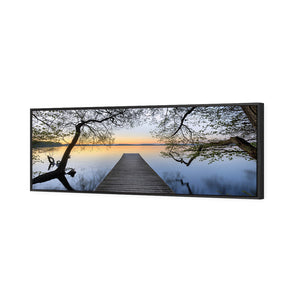 Escaped (long) | Classic Canvas | Floating Frame | Black