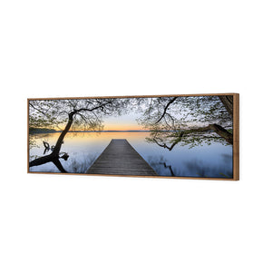 Escaped (long) | Classic Canvas | Floating Frame | Natural
