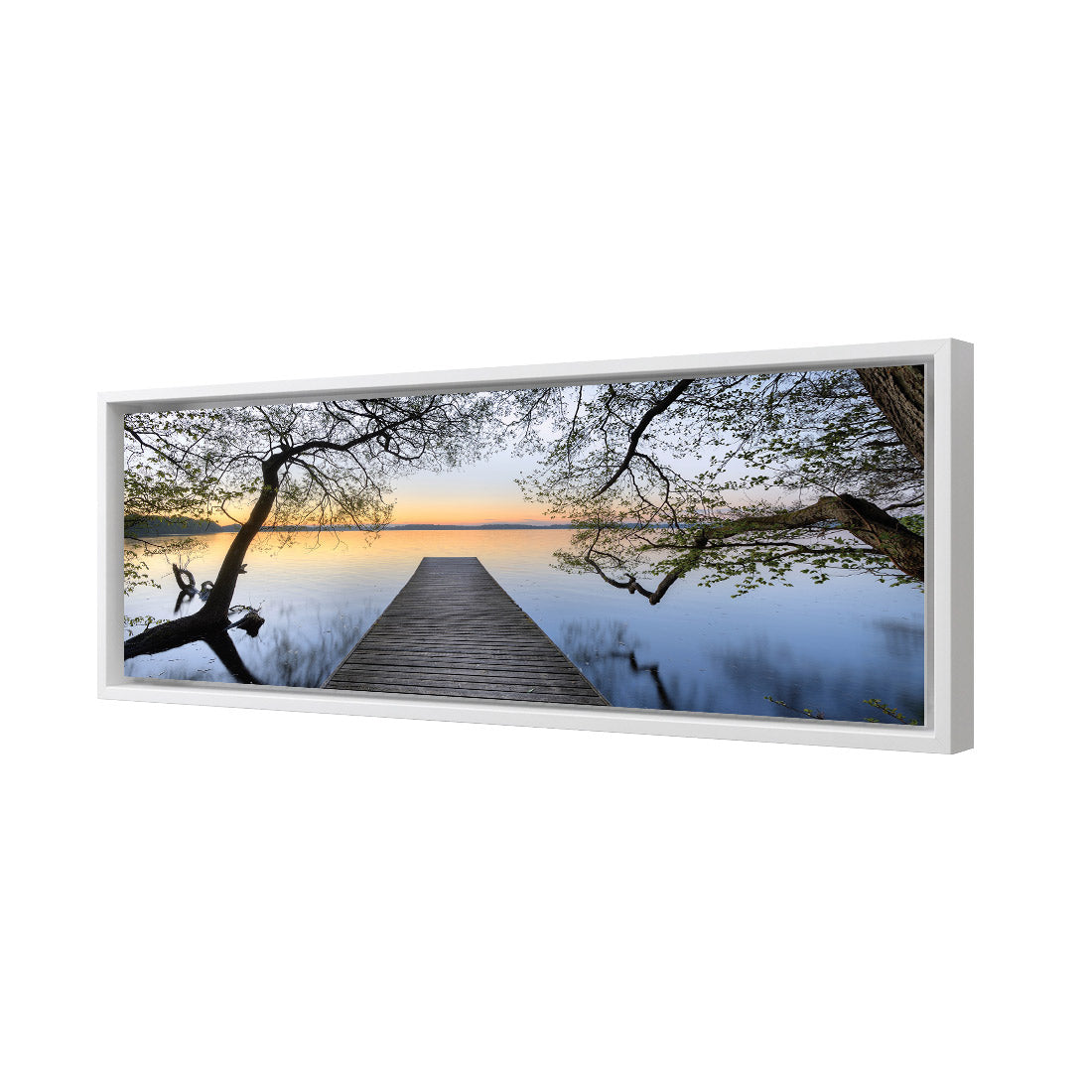 Escaped (long) | Premium Acrylic | Deep Floating Frame No Border | White
