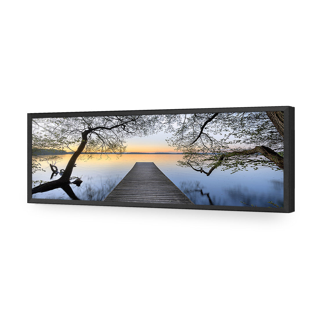 Escaped (long) | Classic Acrylic | Flat Frame No Border | Black