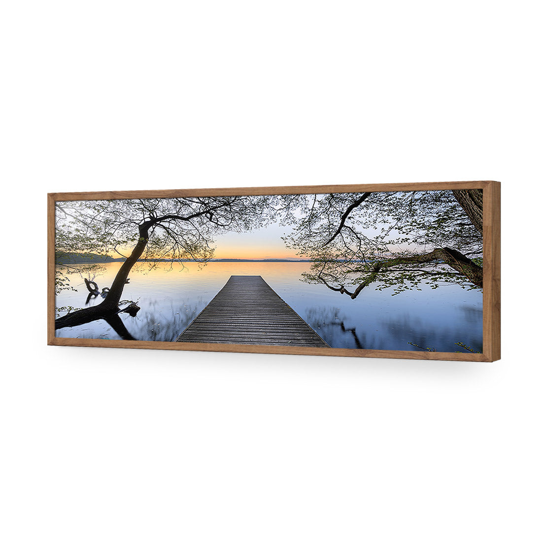 Escaped (long) | Classic Acrylic | Flat Frame No Border | Natural