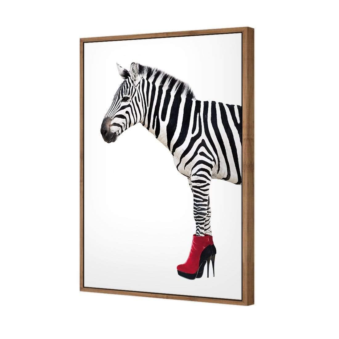 Zebra In Red Boots