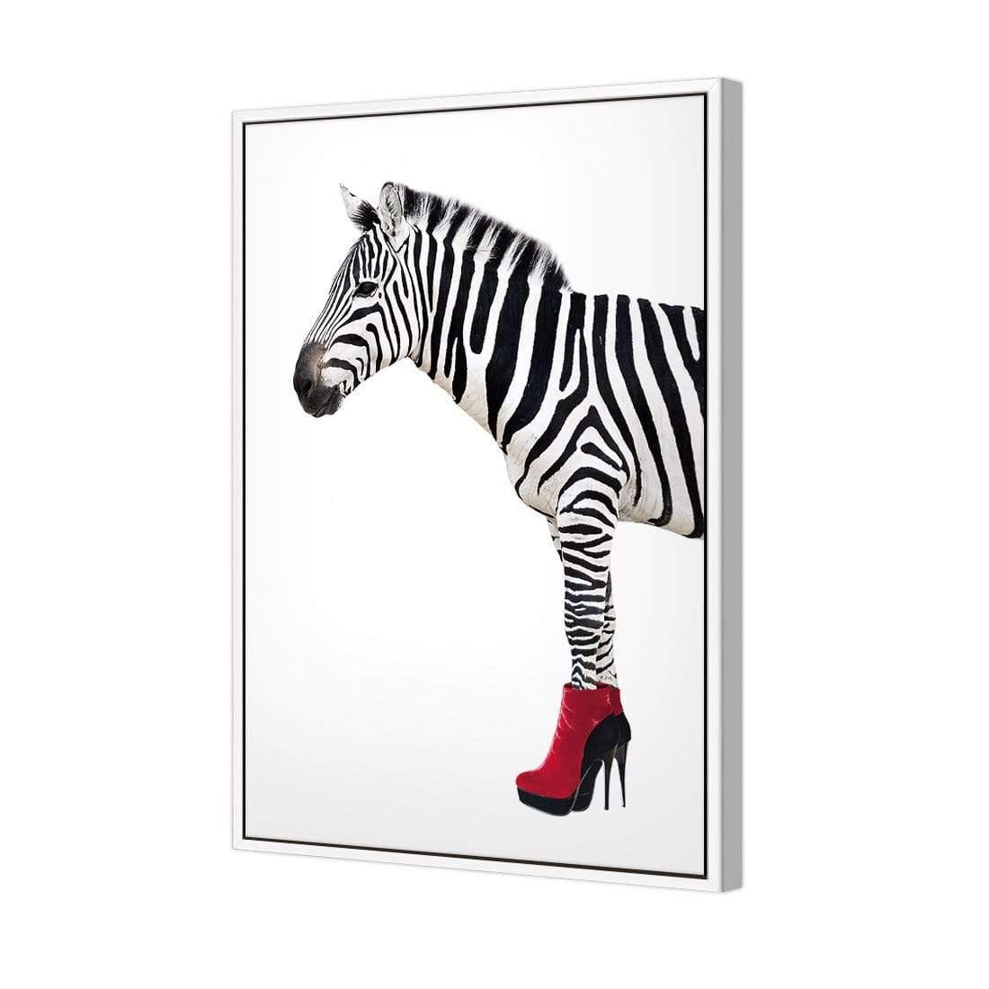 Zebra In Red Boots