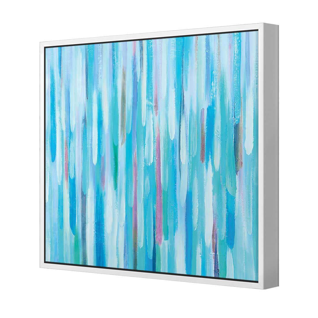 Painted Rain, Teal (Square)