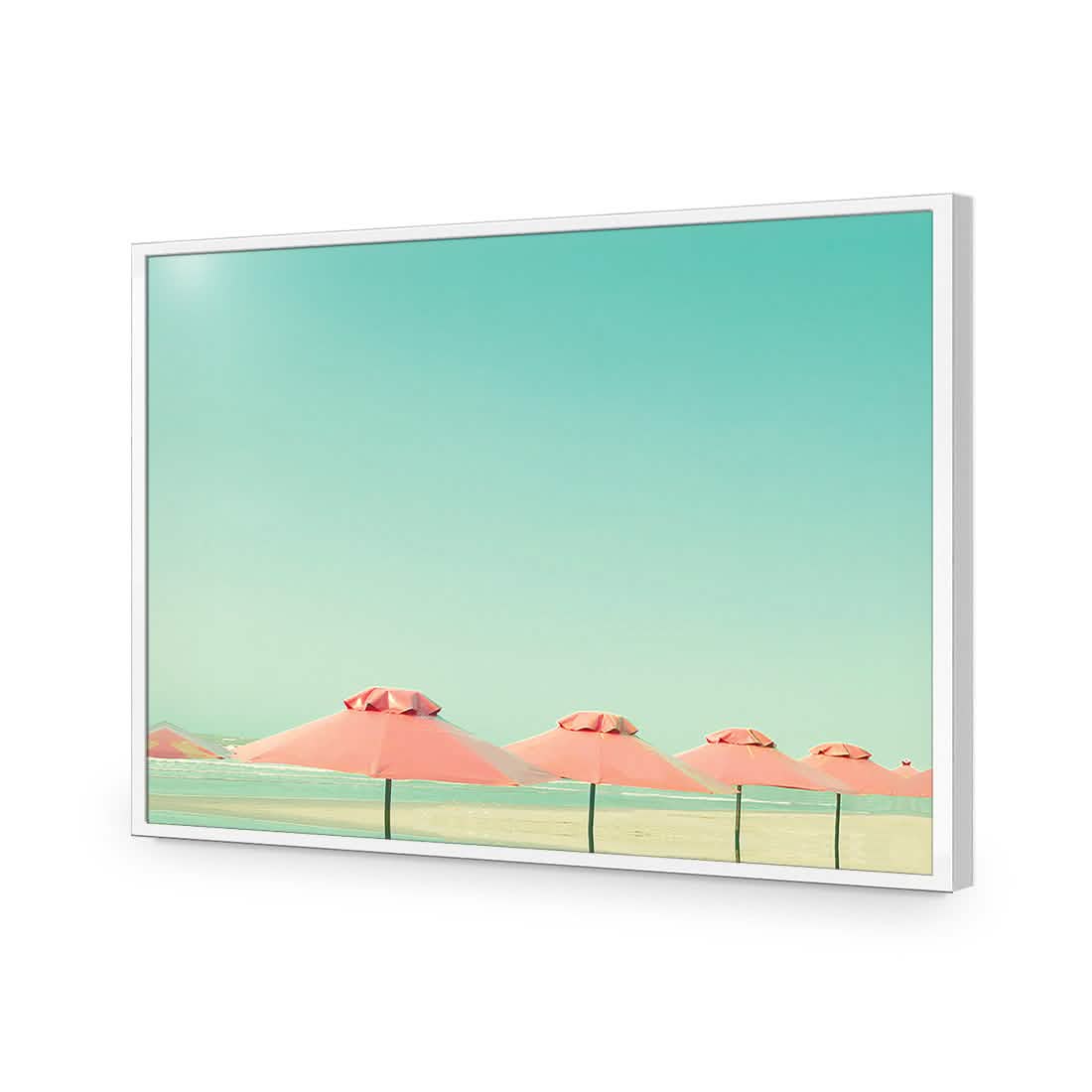 Umbrella Strip | Classic Acrylic | Flat Frame No Border | White