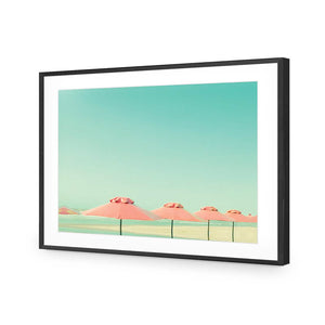 Umbrella Strip | Classic Acrylic | Flat Frame With Border | Black