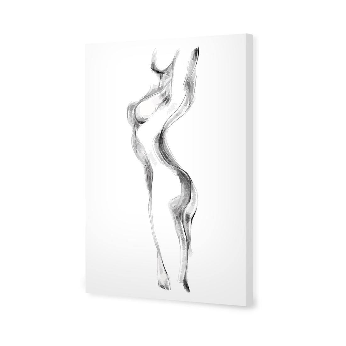 Nude Silhouette Arched | Classic Canvas | No Frame | Stretched Canvas