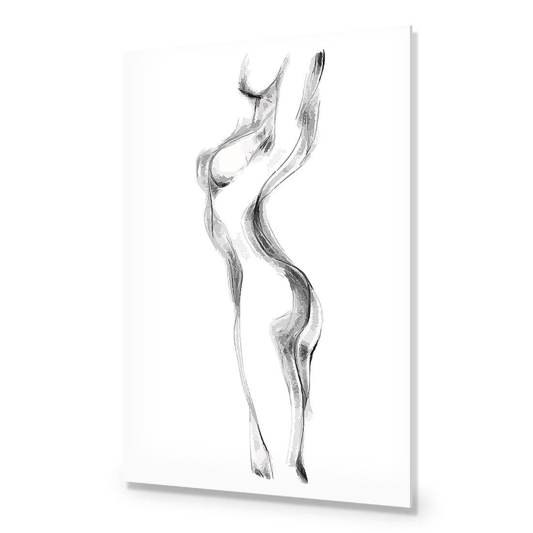 Nude Silhouette Arched