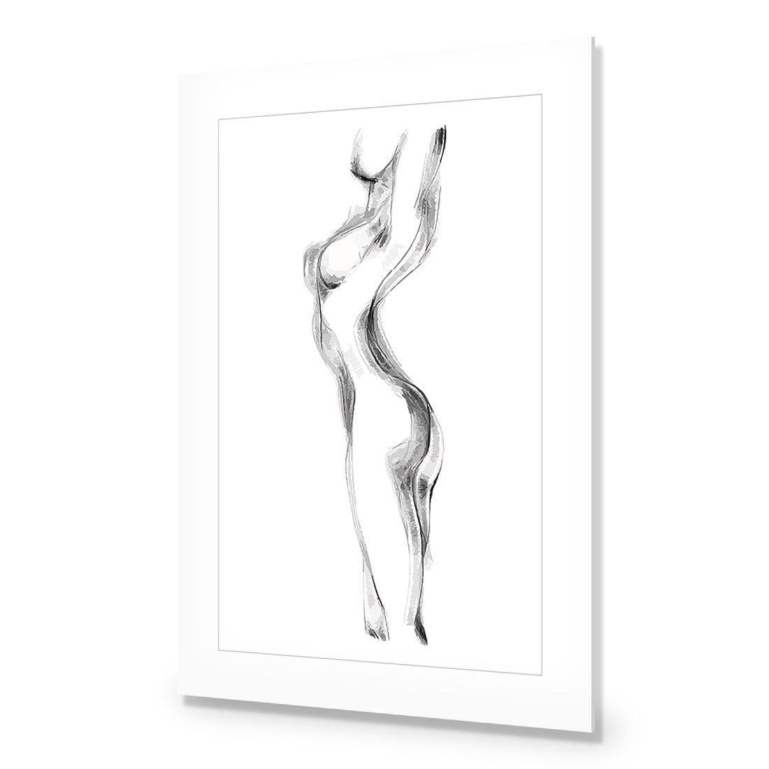 Nude Silhouette Arched