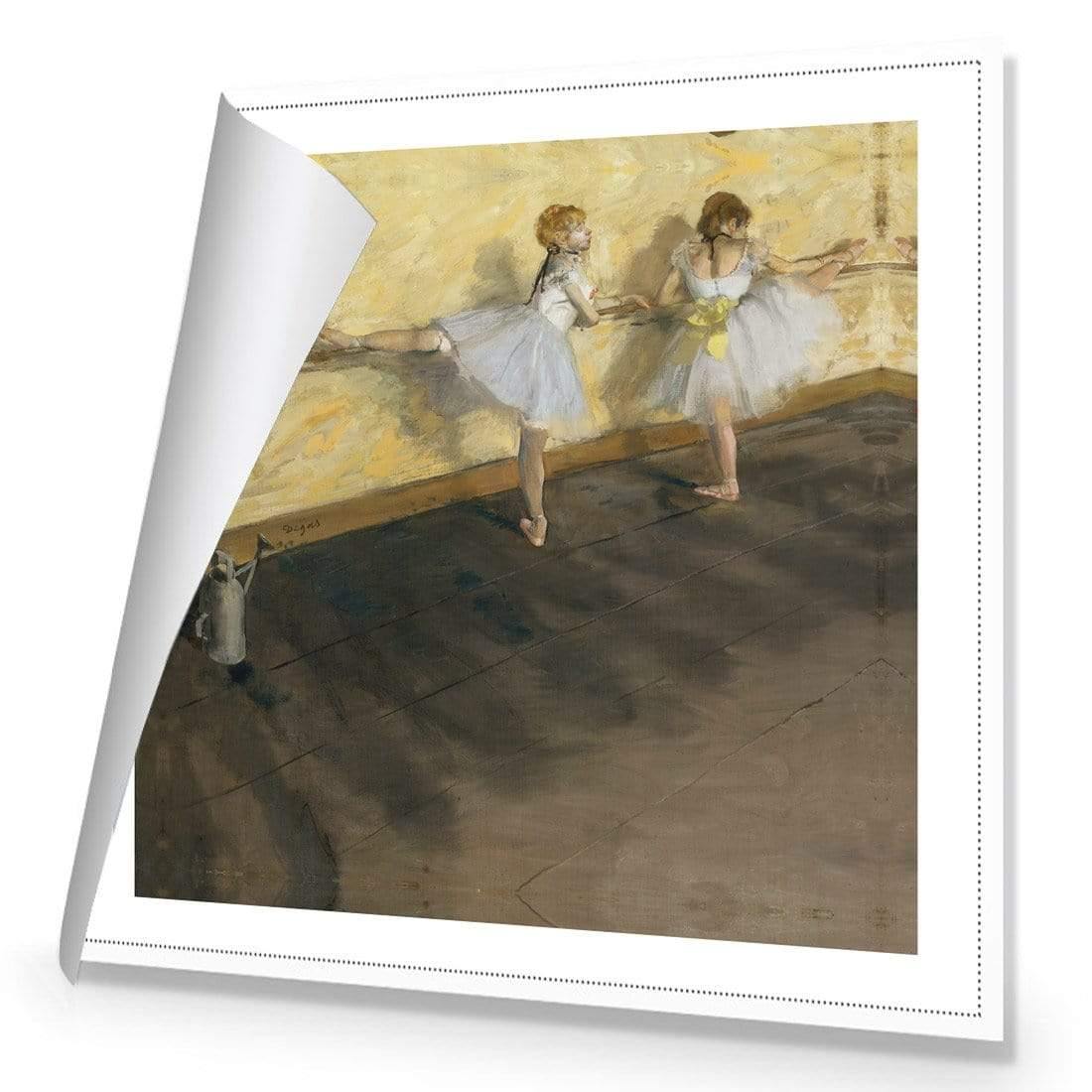 Dancers Practicing at the Barre By Edgar Degas