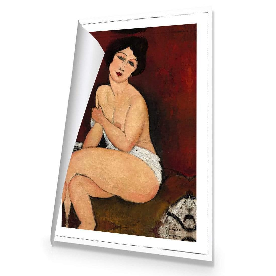 Sitting Nude By Modigliani