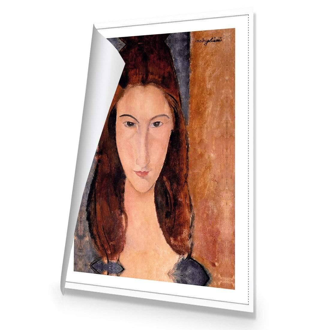 Portrait of Jeanne Hebuterne By Modigliani