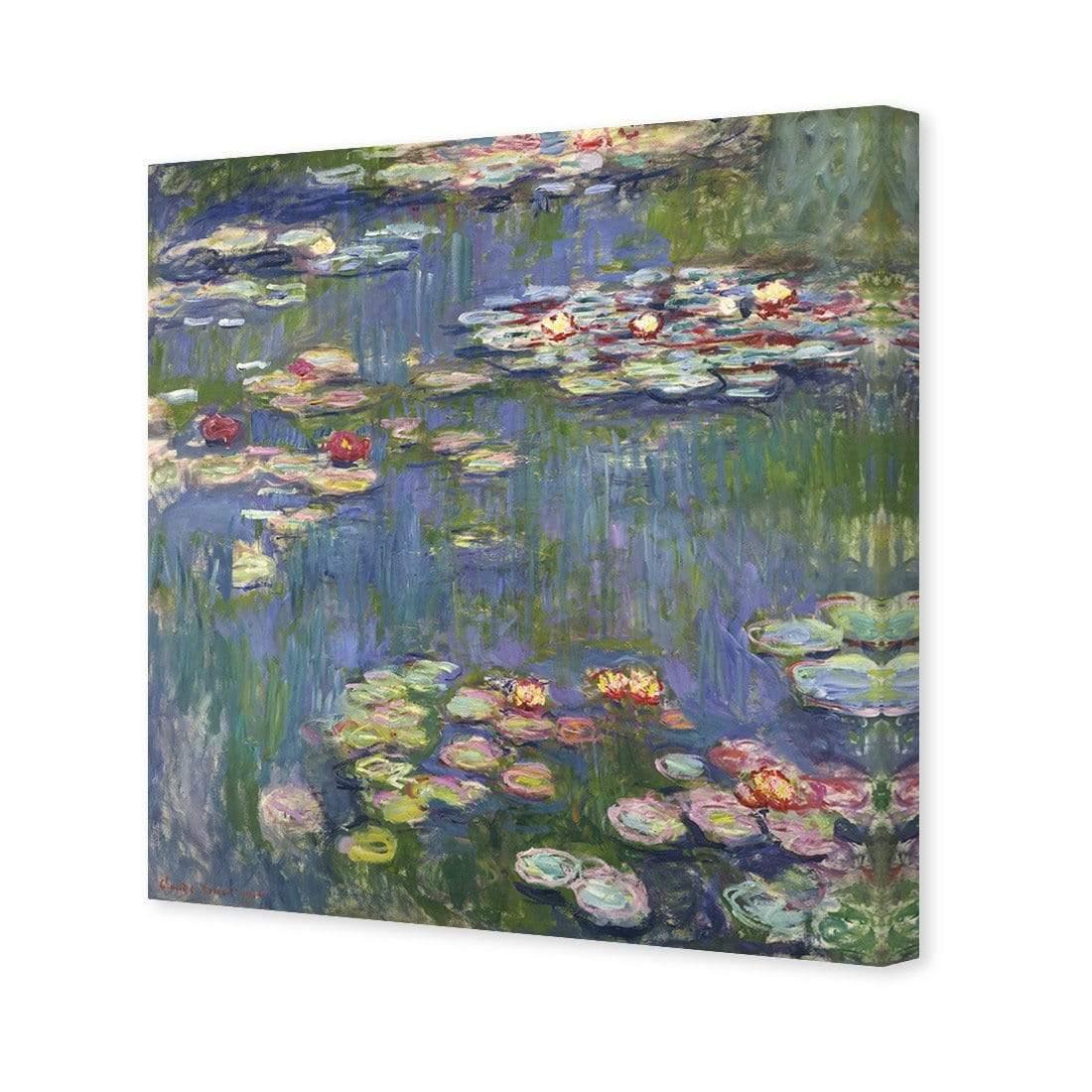 Red Water Lilies By Monet