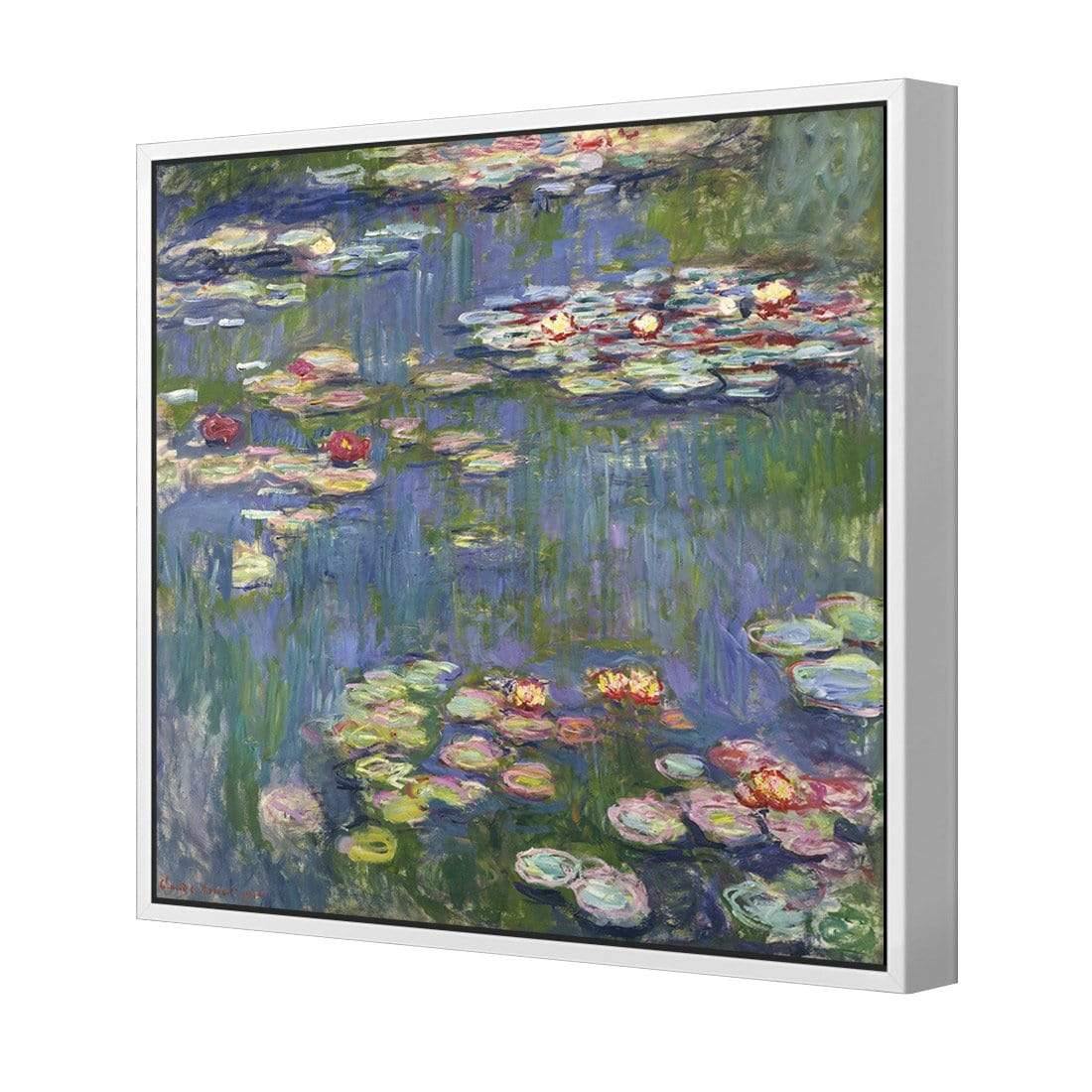 Red Water Lilies By Monet