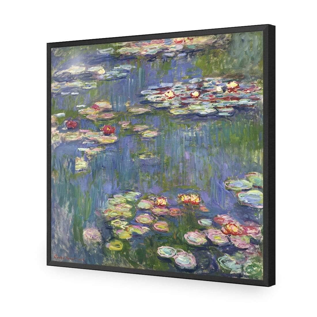 Red Water Lilies By Monet