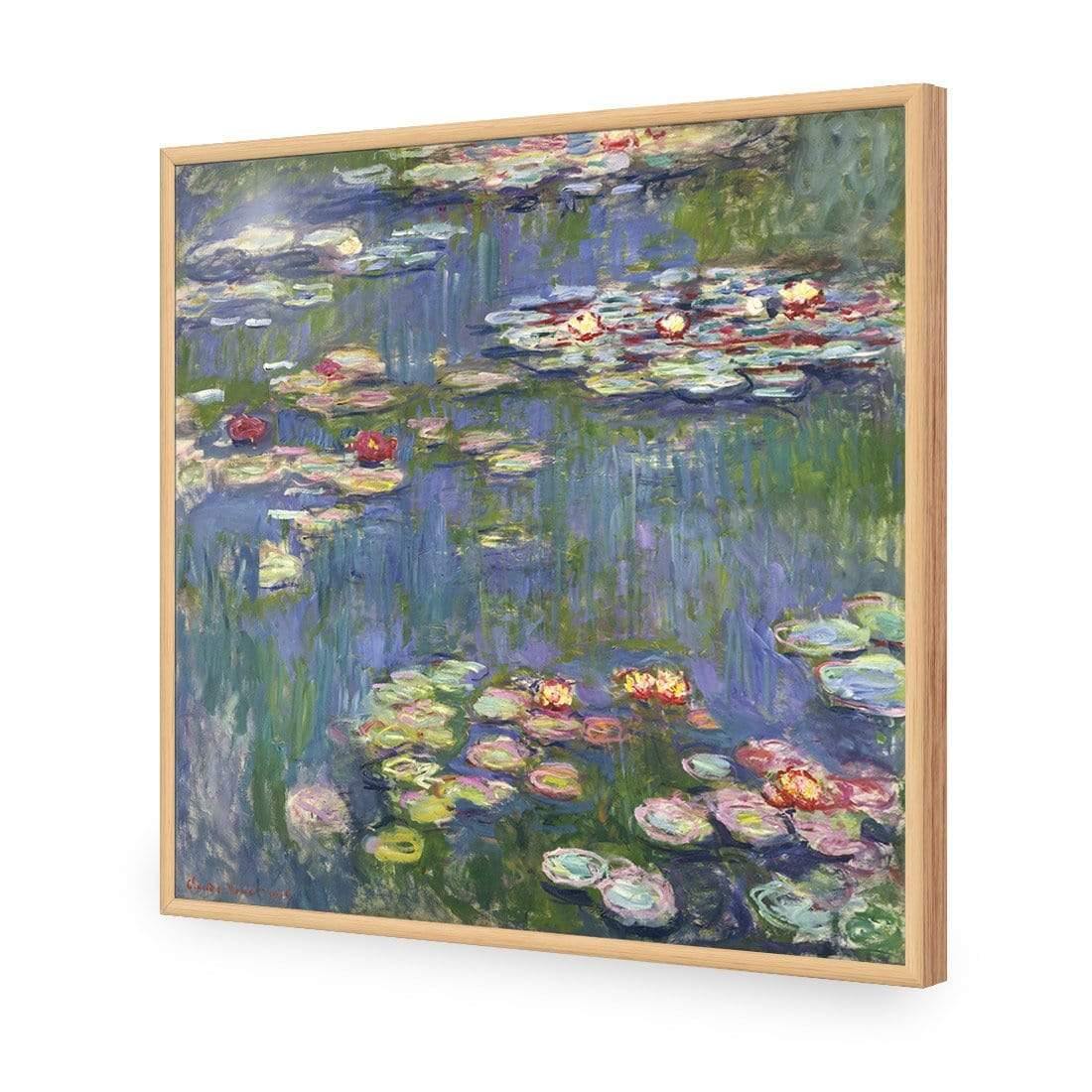 Red Water Lilies By Monet