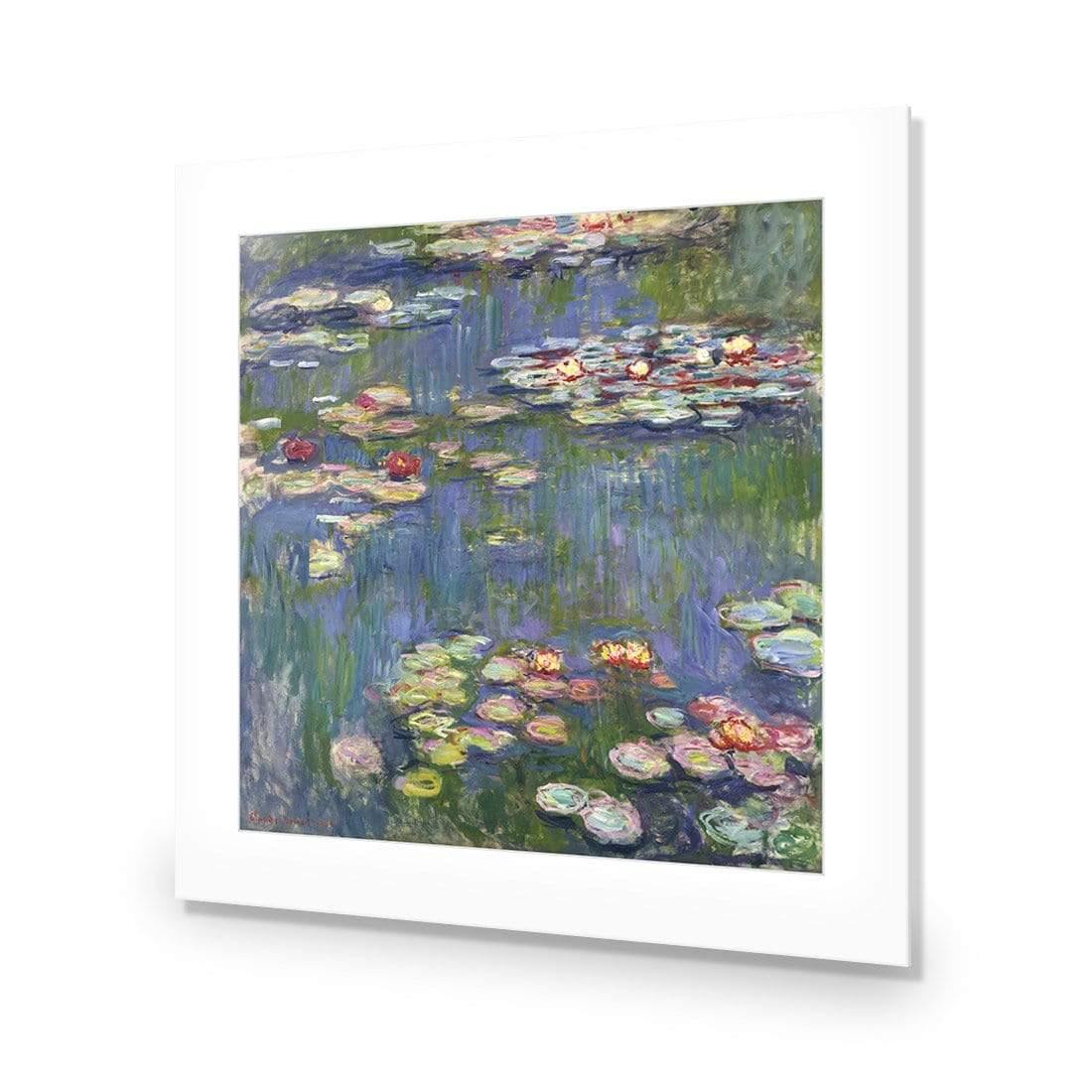 Red Water Lilies By Monet