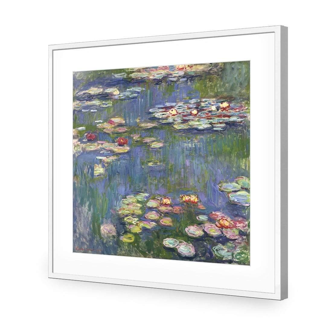 Red Water Lilies By Monet