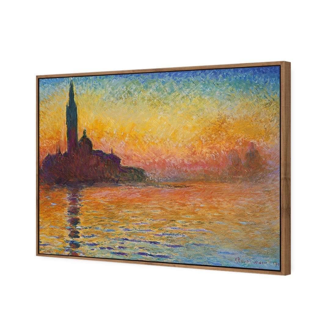 San Giorgio Maggiore at Dusk By Monet