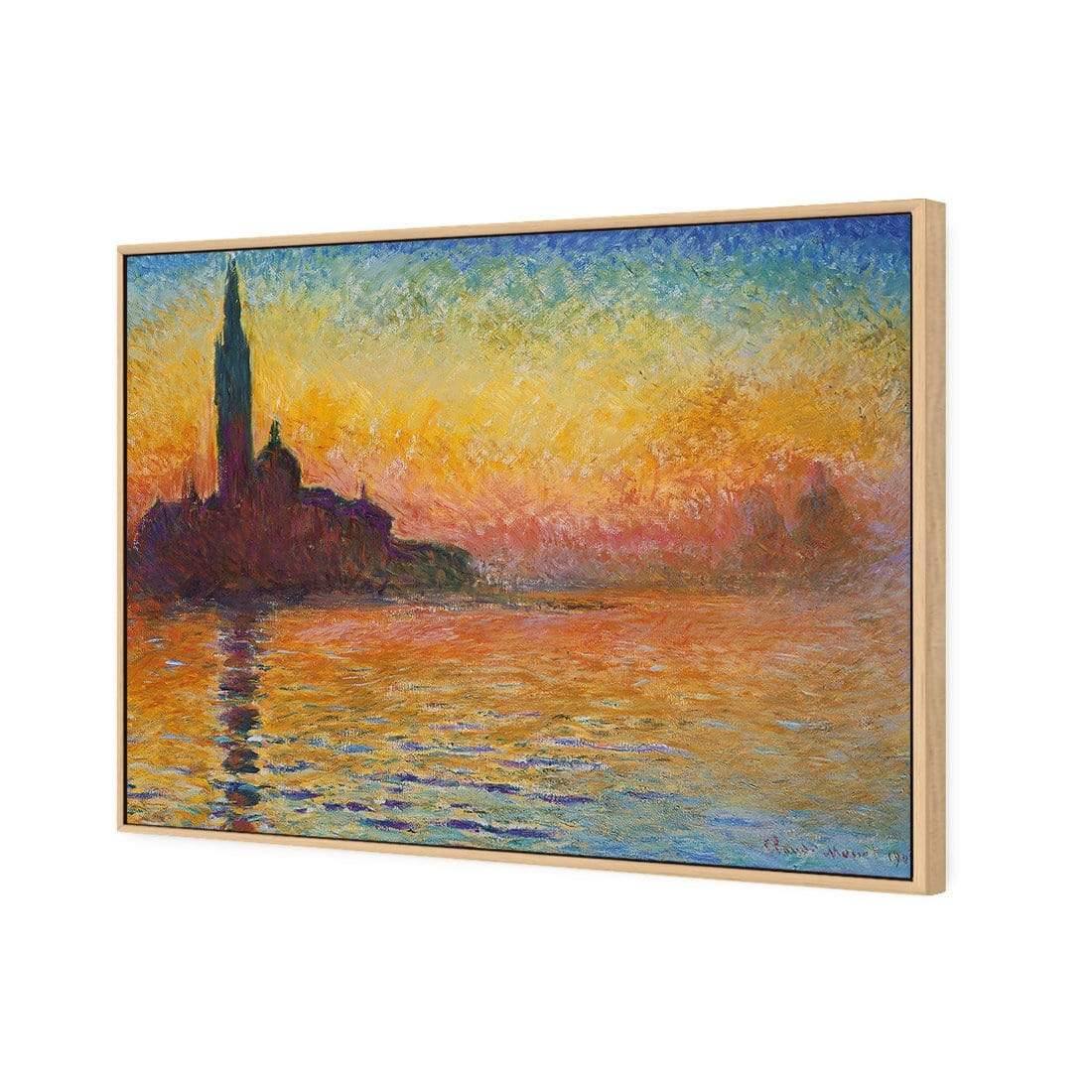 San Giorgio Maggiore at Dusk By Monet