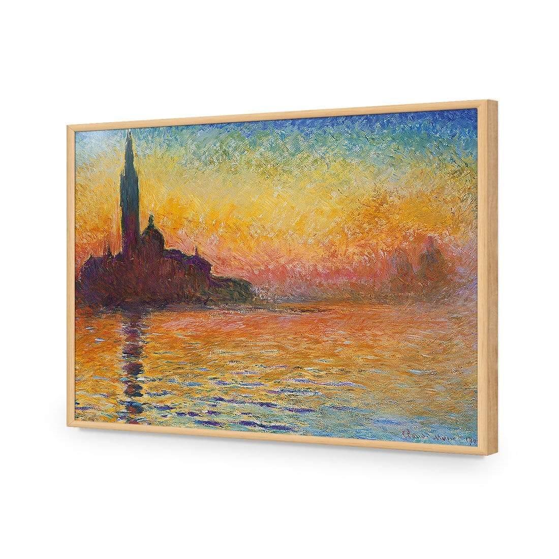 San Giorgio Maggiore at Dusk By Monet