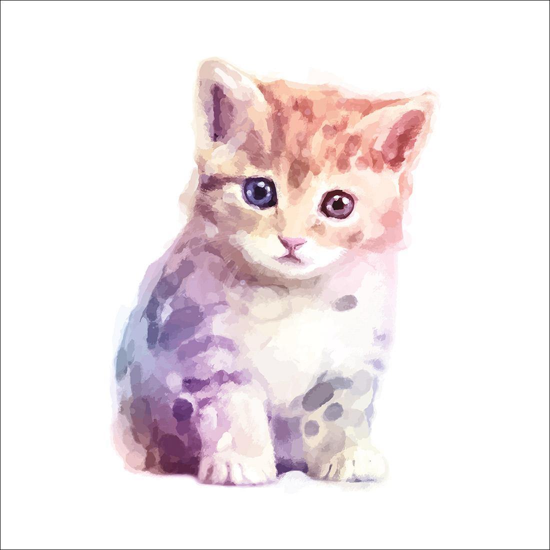 Watercolour Kitty