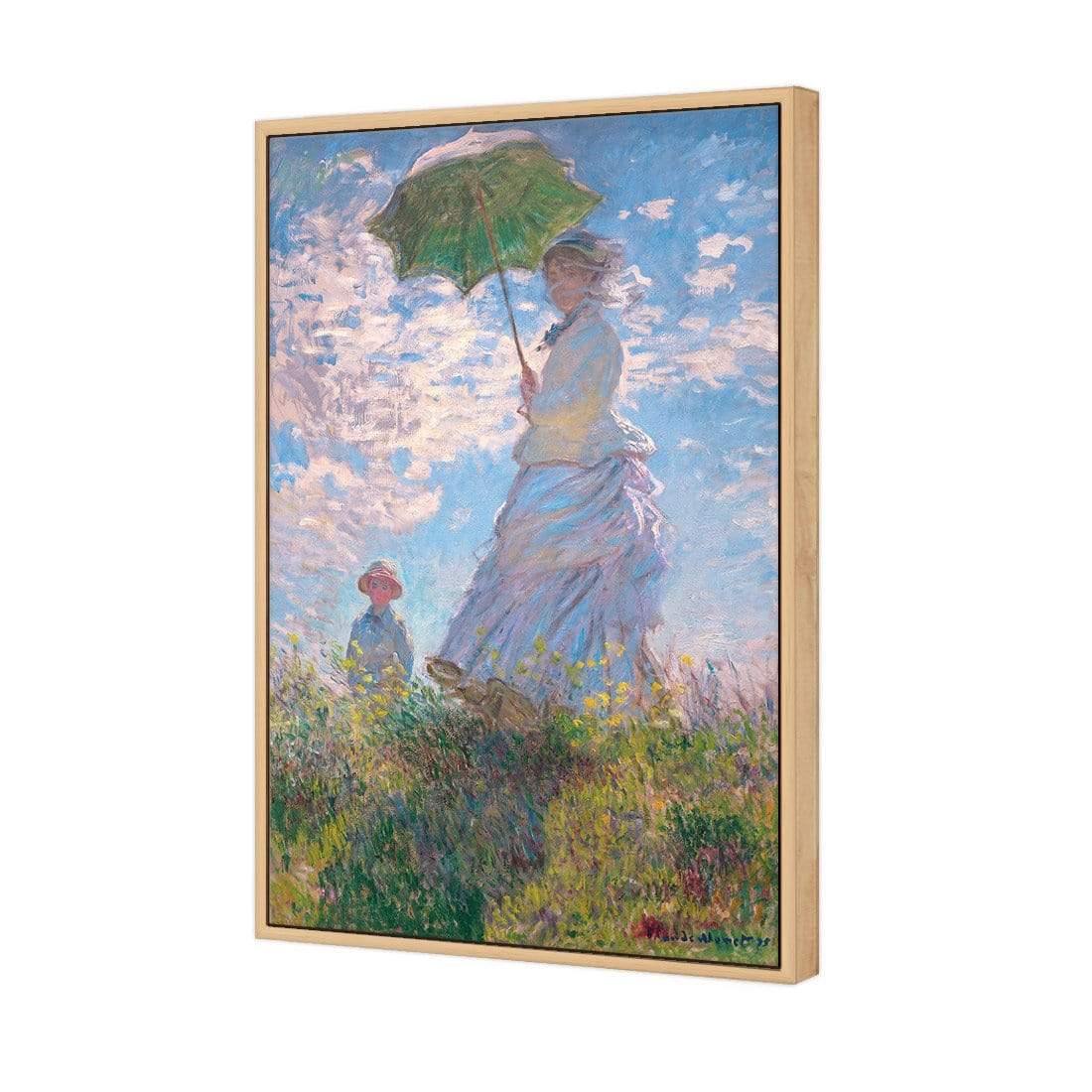 Woman with Parasol Madame Monet and Her Son By Monet