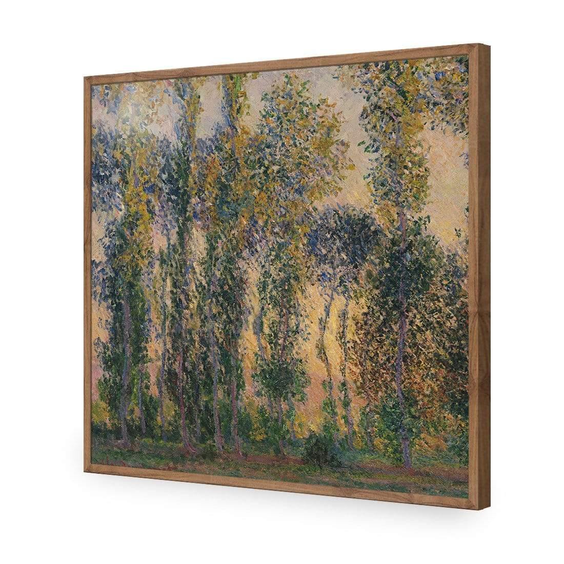 Poplars At Giverny Sunrise by Monet