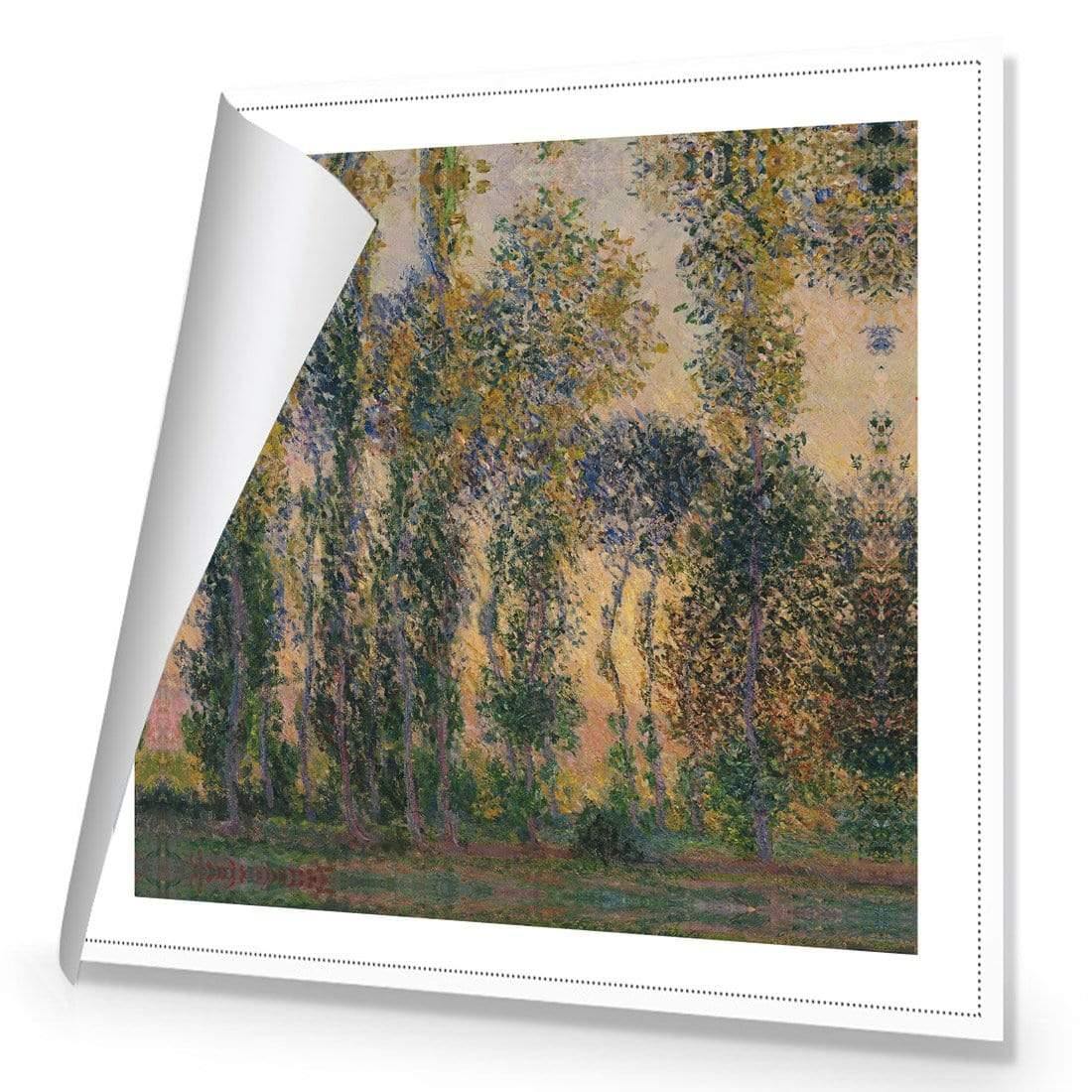 Poplars At Giverny Sunrise by Monet