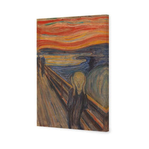 The Scream by Edvard Munch | Classic Canvas | No Frame | Stretched Canvas