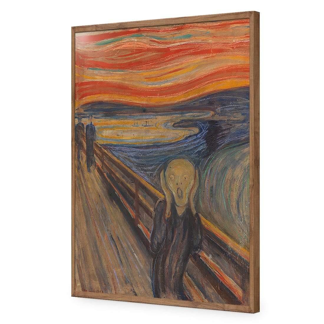 The Scream by Edvard Munch | Classic Acrylic | Flat Frame No Border | Natural