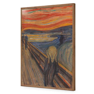 The Scream by Edvard Munch | Classic Acrylic | Flat Frame No Border | Natural