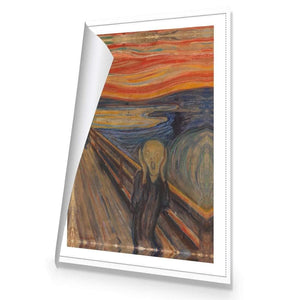 The Scream by Edvard Munch | Classic Canvas | No Frame | Rolled Canvas
