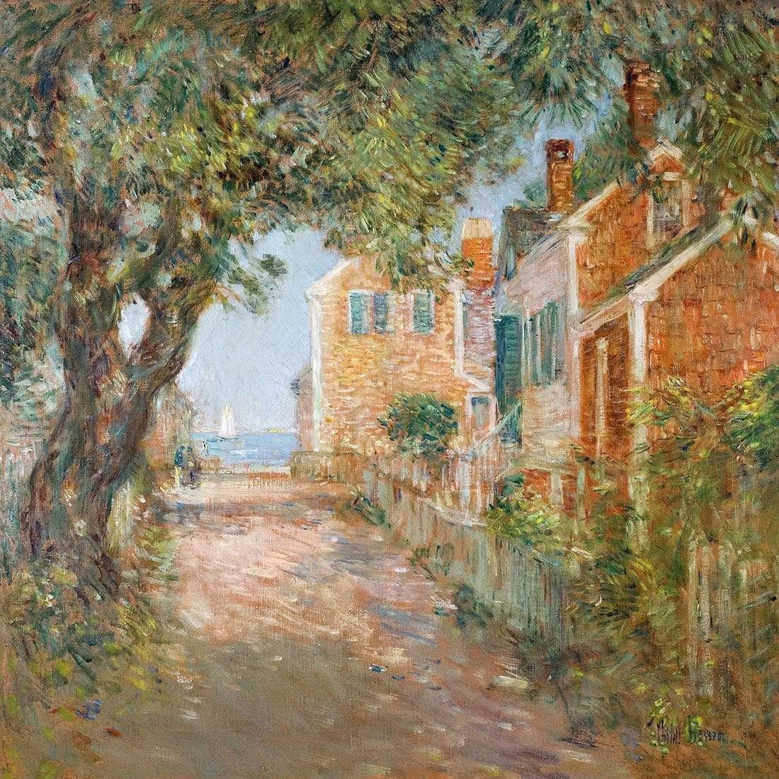 Street in Provincetown by Childe Hassam